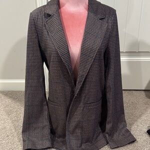 Sanctuary Brown Checkered Blazer